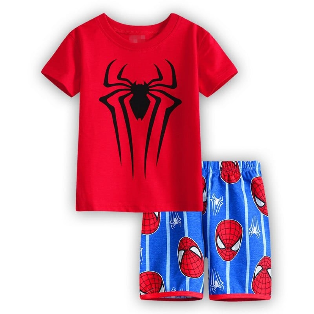 Set di pigiama Spiderman in cotone per ragazzi di alta qualità e molto alla moda