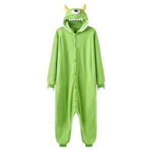 Tuta pigiama di Mike's Monster & Company, verde, alla moda