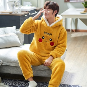 pigiama giallo pikachu per uomo